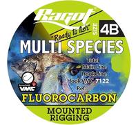 RAGOT Bas De Ligne Multi Species Rig - 200cm - H.No.4 - D.Fluoro 0.33mm - RG1221091