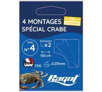Ragot Hameçon Monté Crab 0.275 Mm