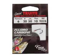 RAGOT VMC Hameçon Truite Bleu Fil Fluorocarbone N°8 fil Ø 20/100