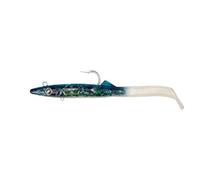 Ragot RagLOU HYBRID Monster Lot de 2 leurres en caoutchouc avec système de hochet, crochet VMC 14-20 cm, 45-145 g, leurre en caoutchouc pour la Norvège (Abalone Blue, 101 g)