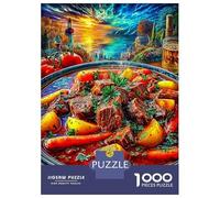 Ragoût de bœuf Puzzle 1000 Piece pour Adultes Enfant, Jeu De Défi Intellectuel Puzzles 38x26cm/1000pcs