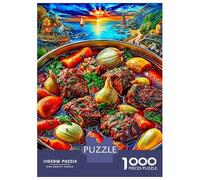 Ragoût de bœuf Puzzle 1000 Piece pour Adultes Enfant, Jeu De Défi Intellectuel Puzzles 52x38cm/1000pcs