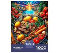 Ragoût de bœuf Puzzle 1000 Piece pour Adultes Enfant, Jeu De Défi Intellectuel Puzzles 52x38cm/1000pcs