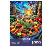 Ragoût de bœuf Puzzle 1000 Pièces pour Adultes Et Enfants - Difficile Puzzles, Activité Familiale Captivante,Jeu De Défi Intellectuel 52x38cm/1000pcs