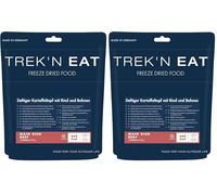 Ragoût de pommes de terre copieux Trek’n Eat au bœuf et aux haricots - Repas savoureux en plein air | Ragoût de randonnée, repas de camping, ration de survie | Sans additifs (Lot de 2)