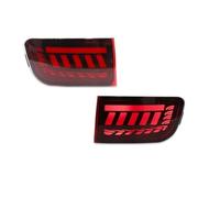 RAGPUKMUAN Assemblage Feux ArrièRe Pour Toyota Prado 120 FJ120 LC120 J12 Pour 4runner 2003 2004 2005 2006 2007 2008 2009 Feu Clignotant Frein LED Pare-chocs Arrière DRL(2PC NEW Red Lens)