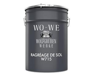 Ragréage de sol W715 Mortier de nivellement Enduit de préparation - Gris foncé - 25KG