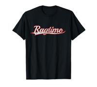 Ragtime Jazz Music Vintage Pianist Vintage Varsity T-Shirt