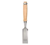 Raguso Ciseau Plat Outils de Menuiserie Manche en Bois Outils de Coupe Accessoire Industriel CR V 32mm Ciseau à Bois Large Menuiserie