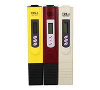 Raguso Eau TDS Meter Pen Water TDS Meter 0-9990 PPM Temp pour l'eau Potable à la Maison(White)