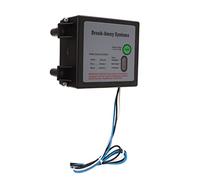 Raguso Kit de Rupture de Freins électriques de Remorque, Système de Test LED Premium pour la sécurité du Véhicule, Universel Noir