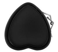 Raguso Moule à gâteau en acier au carbone avec plateau amovible en forme de cœur - Antiadhésif - Accessoires de cuisine