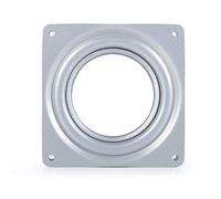 Platine Roulement Double Couche Carré Plaque Rotative en Métal Pivotant Lazy Susan Roulement Platine pour Décoration Produits Affichage Restaurant Plats TV Rack Bureau Outil