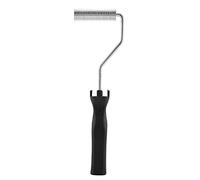 Raguso Rouleau de Stratification de Bulle de Fibre de Verre d'alliage d'aluminium d'outils de Rouleau de Fibre de Verre avec la poignée d'ABS pour Le Travail de résine de GRP FRP(21 * 75 mm)