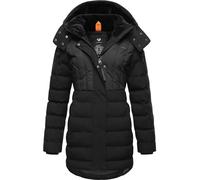 Ragwear Ashanta Block Manteau d'hiver chaud et imperméable à capuche pour femme Tailles XS à 6XL, BLACK23, L