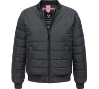 Ragwear Bombina YOUMODO Veste d'hiver courte imperméable pour femme avec fermeture éclair imperméable Tailles XS à 3XL, gris foncé, L