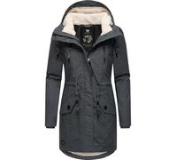 Ragwear Elsie manteau d'hiver pour dame avec capuche Gris Foncé24 M