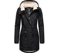 Ragwear Elsie manteau d'hiver pour dame avec capuche Noir22 M