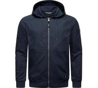 Ragwear Garoo YOUMODO Veste de mi-saison légère pour homme en tissu ripstop avec capuche Taille S à XXL, bleu marine, M