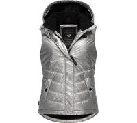 Ragwear Gilet de sport 'Hesty Bling' gris argenté, Taille L