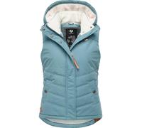 Ragwear Gilet d'extérieur sans manches pour femme Veste d'hiver chaude imperméable avec capuche amovible Hesty Intl XS-6XL, M