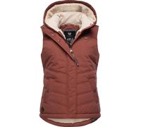 Ragwear Gilet 'Hesty' beige / rouille, Taille S