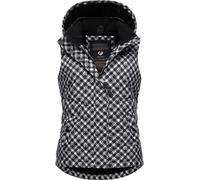 Ragwear Gilet 'Hesty' gris / noir / blanc, Taille S
