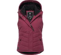 Ragwear Gilet 'Hesty' rouge foncé, Taille S