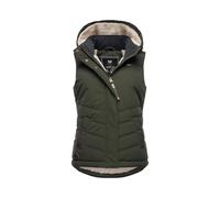 Ragwear Hesty SL Gilet pour femme, Vert olive foncé, L