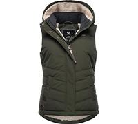 Ragwear Hesty Veste d'extérieur matelassée pour femme avec capuche amovible XS - XXL, M