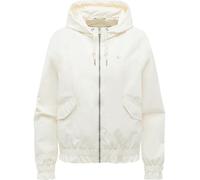 Ragwear Kissi Ivory Veste de mi-saison légère imperméable avec capuche réglable pour femme Taille XXL