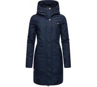 Ragwear Manteau d’hiver 'Jannisa' bleu marine / marron / blanc, Taille XXXL