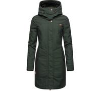 Ragwear Manteau d’hiver 'Jannisa' marron / vert foncé / blanc, Taille XL