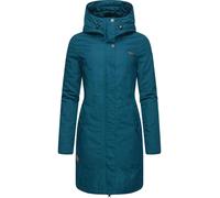 Ragwear Manteau d’hiver 'Jannisa' marron / vert foncé / noir / blanc, Taille XXXL
