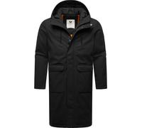 Ragwear Manteau d'hiver chaud et imperméable pour homme avec capuche Mr Them Long YOUMODO S-3XL, Noir , XL