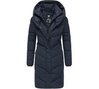 Ragwear Manteau d’hiver 'Natalka' bleu marine / blanc, Taille XXXL