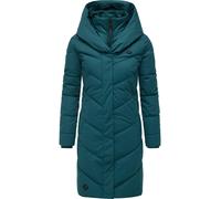 Ragwear Natalka Manteau d'hiver chaud matelassé long imperméable avec capuche pour femme XS à 6XL, M