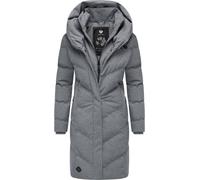 Ragwear Natalka Manteau d'hiver chaud matelassé long imperméable avec capuche pour femme XS à 6XL, XXL
