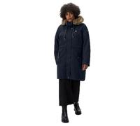 Ragwear Manteau d'hiver chaud pour femme avec fourrure synthétique amovible Tawny Intl XS-6XL, Bleu marine 023, 4XL