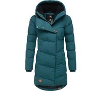 Ragwear Manteau d'hiver imperméable pour femme, long, chaud, matelassé avec capuche Pavla Intl Taille XS-6XL, M