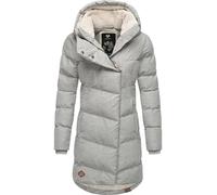 Ragwear Manteau d'hiver imperméable pour femme, long, chaud, matelassé avec capuche Pavla Intl Taille XS-6XL, M