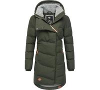 Ragwear Manteau d'hiver imperméable pour femme, long, chaud, matelassé avec capuche Pavla Intl Taille XS-6XL, L
