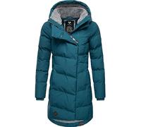 Ragwear Manteau d'hiver imperméable pour femme, long, chaud, matelassé avec capuche Pavla Intl Taille XS-6XL, XL