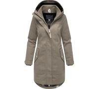 Ragwear Manteau d'hiver long respirant pour femme - Aspect laine - Veste d'hiver chaude Jannisa Coat YOUMODO XS à 6XL, XL