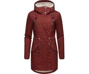 Ragwear Manteau fonctionnel 'Elsie' crème / lie de vin, Taille M