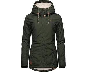 Ragwear Monade Manteau d'hiver chaud et court, à capuche, pour femmes, tailles XS-6XL, 6XL