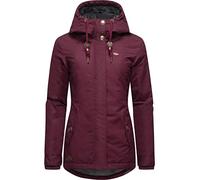 Ragwear Monade Veste d'hiver pour Dame avec Capuche Vin Rouge22 XXL