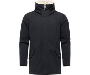 Ragwear Mr Cany YOUMODO S-3XL Parka chaude pour homme Veste d'hiver longue imperméable avec applications en fausse fourrure et bretelles de sac à dos à l'intérieur