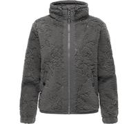 Ragwear Nordicka II Veste polaire chaude demi-saison pour femme avec col réglable Nordicka II XS à 3XL, Gris pierre, L