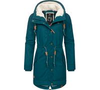 Ragwear Canny Veste d'hiver pour Dame avec Capuche Vert Foncé22 L